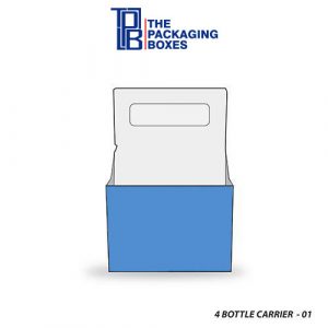 4 Pk Bottle Carrier Boxes