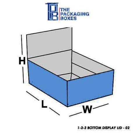 1-2-3 Bottom Display Lid Boxes