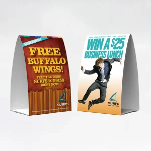 custom Table tents