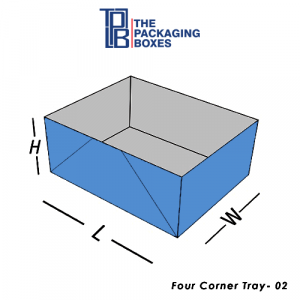 Four Corner Tray Boxes