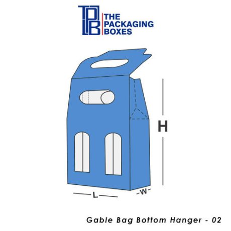 Gable Bag Bottom Hanger Boxes