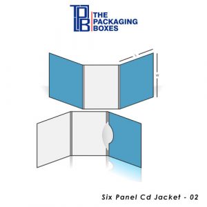 Custom Six Panel CD Jacket Boxes