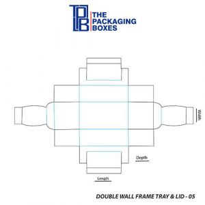 Double Wall Frame Tray Lid Boxes