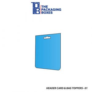 Header Card Bag Topper Boxes