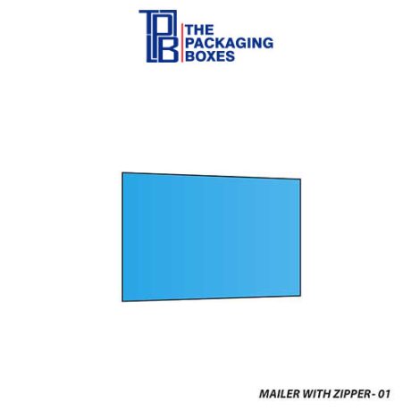 Mailer boxes with Zipper