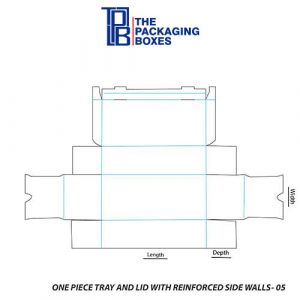 Piece Tray Side Wall Boxes Template