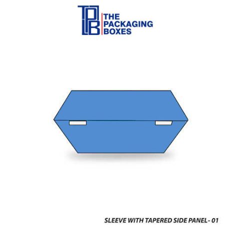 Sleeve with Tapered Side Panel Boxes