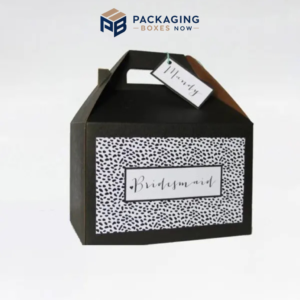 Custom Black Gable Boxes