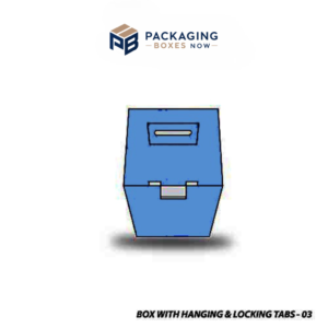 Box with Hanging & Locking Tabs