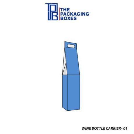 Wine Bottle Carriers Boxes - Hanger Product Holder Boxes
