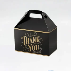 Custom Black Gable Boxes