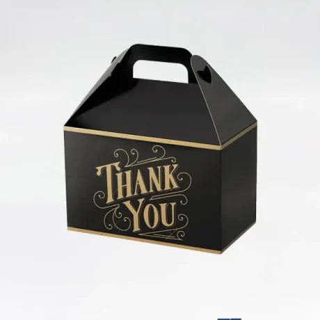 Custom Black Gable Boxes