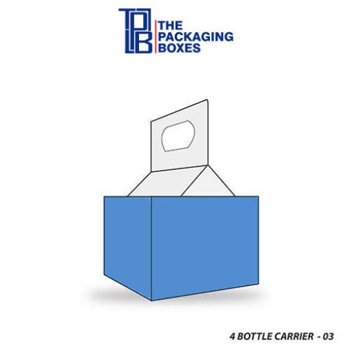 4 Pk Bottle Carrier Boxes