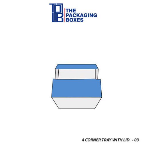 4 Corner Tray With Lid