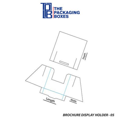Brochure-Display-Holder-Template
