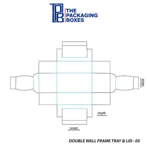 Double Wall Frame Tray Lid Boxes