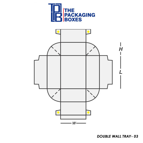 Double Wall Tray Boxes
