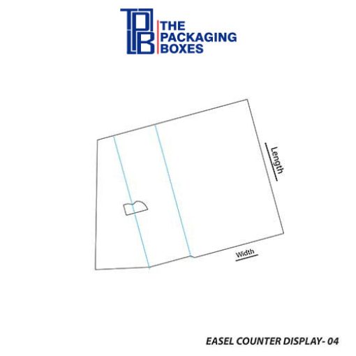 Easel-Counter-Display-Template
