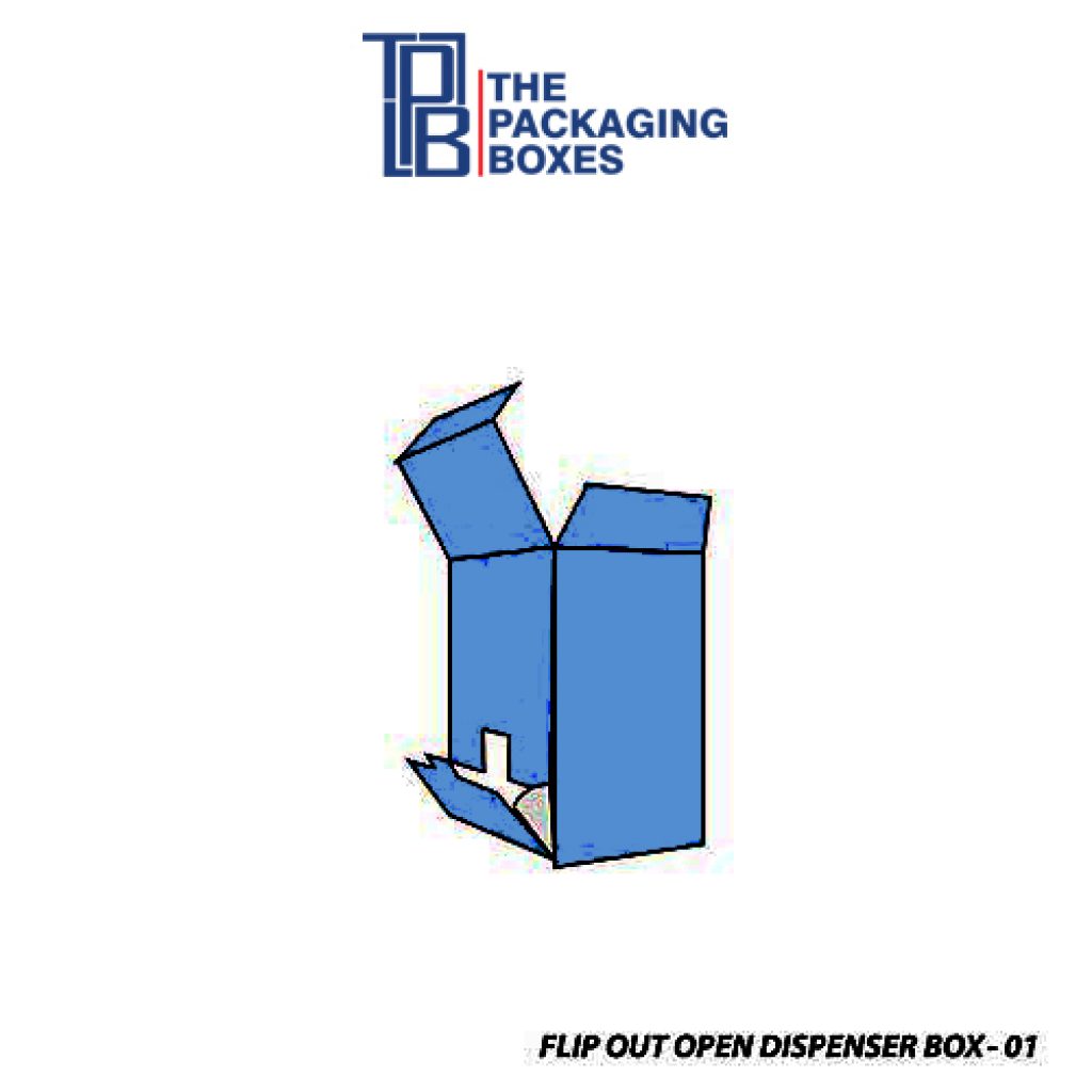 Flip Out Open Dispenser Boxes