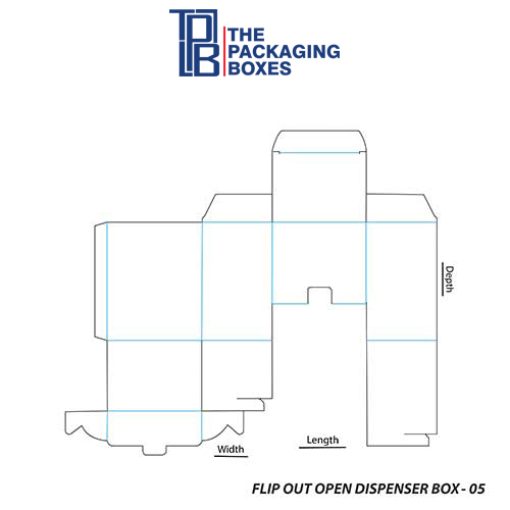 Flip Out Open Dispenser Boxes