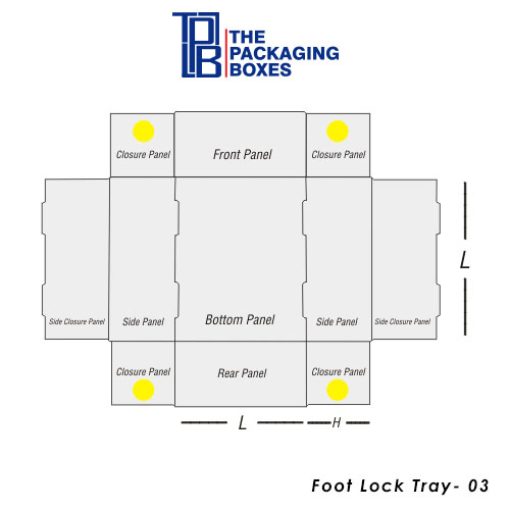 Foot Lock Tray Boxes
