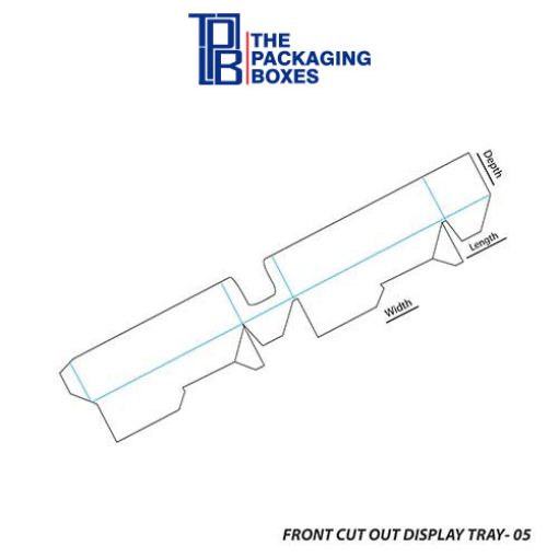 Front Cut Out Display Tray Boxes