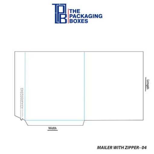 Mailer boxes with Zipper