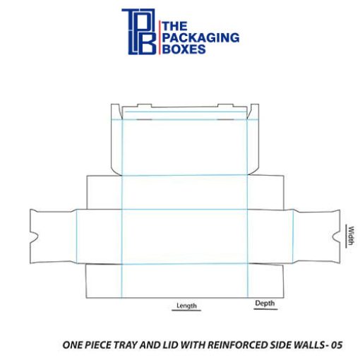 Piece Tray Side Wall Boxes Template