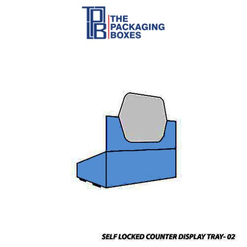 Self Locked Counter Display Tray Boxes