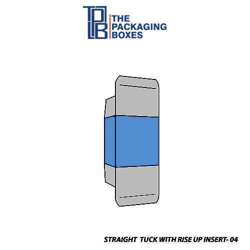 custom straight tuck with rise up insert boxes