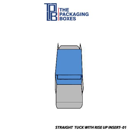 custom straight tuck with rise up insert boxes