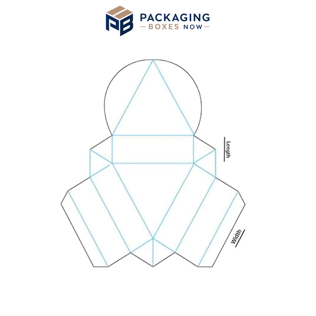 Triangular Tray Lid Boxes