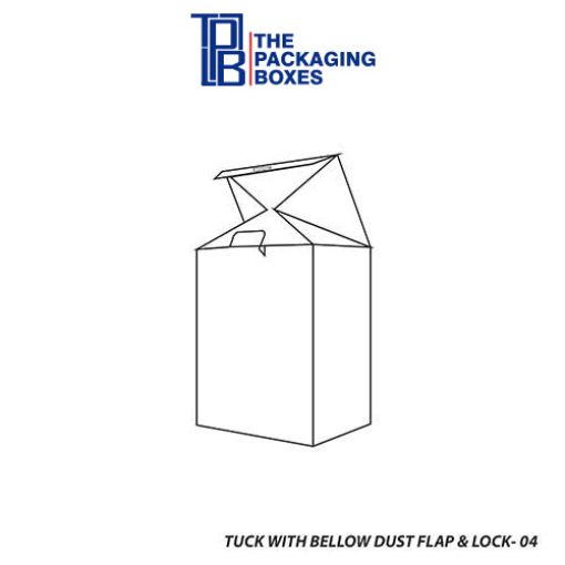 Tuck with Bellow Dust Flap Lock Boxes