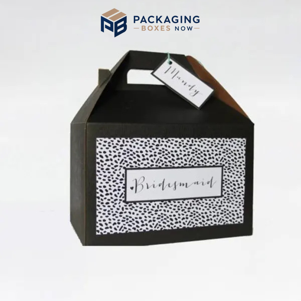 Custom Black Gable Boxes
