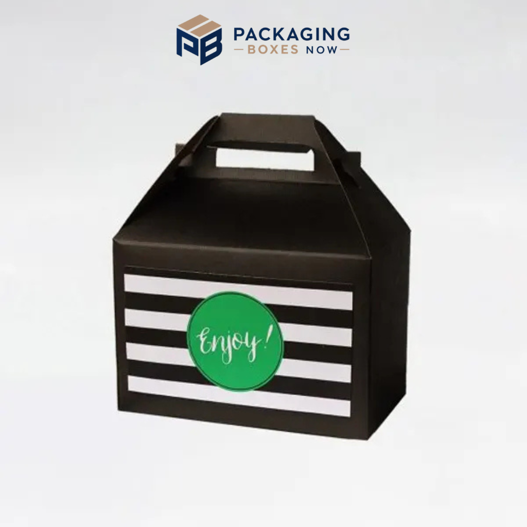 Custom Black Gable Boxes