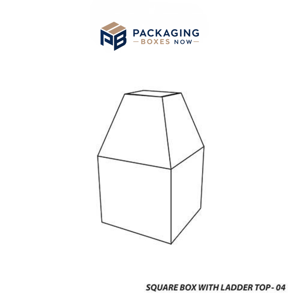 Square Box with Ladder Top