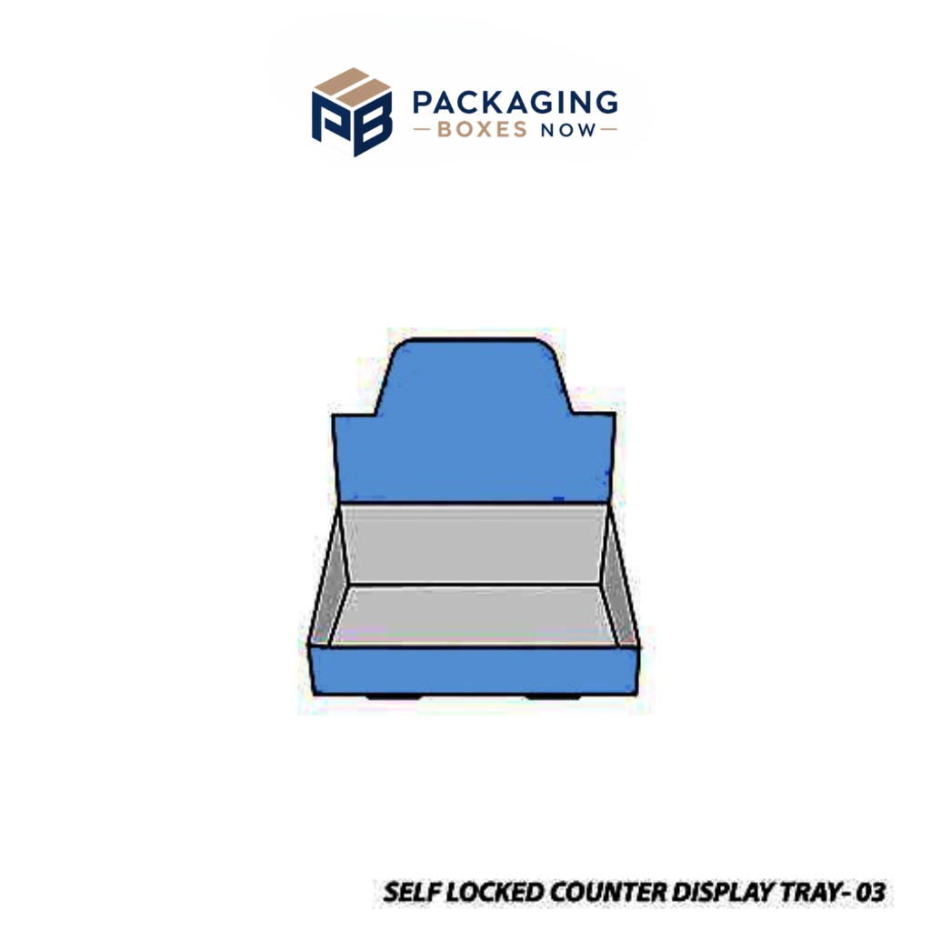 Self-Locked Counter Display Tray