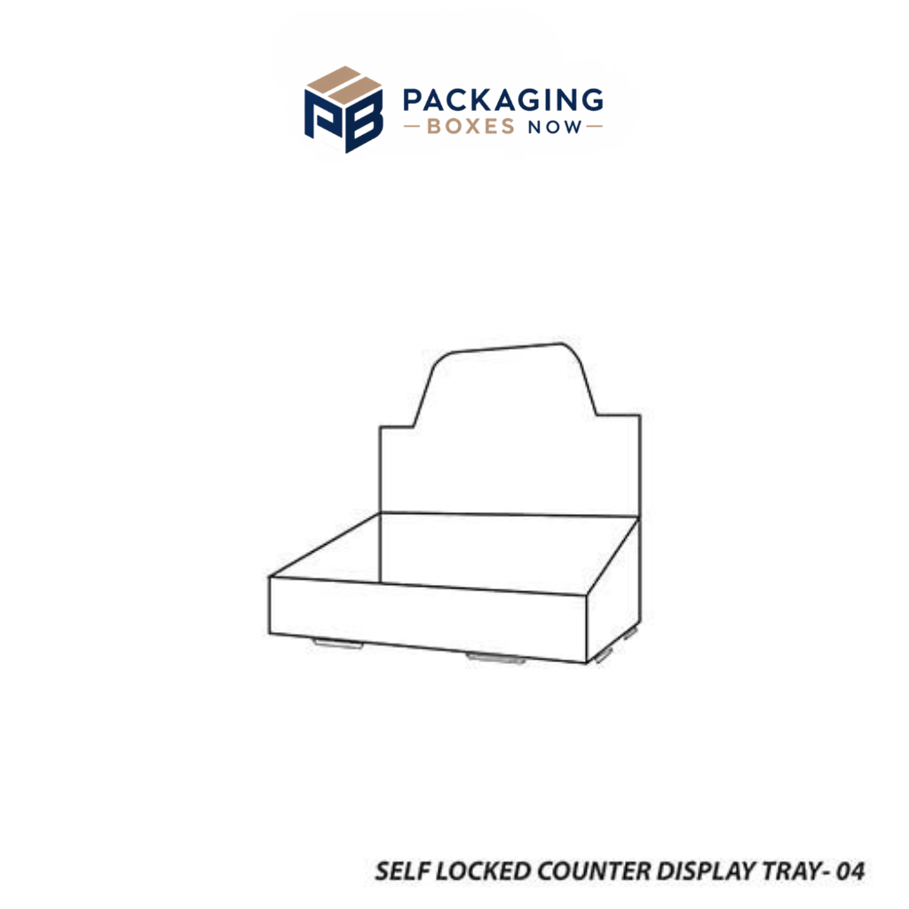 Self-Locked Counter Display Tray