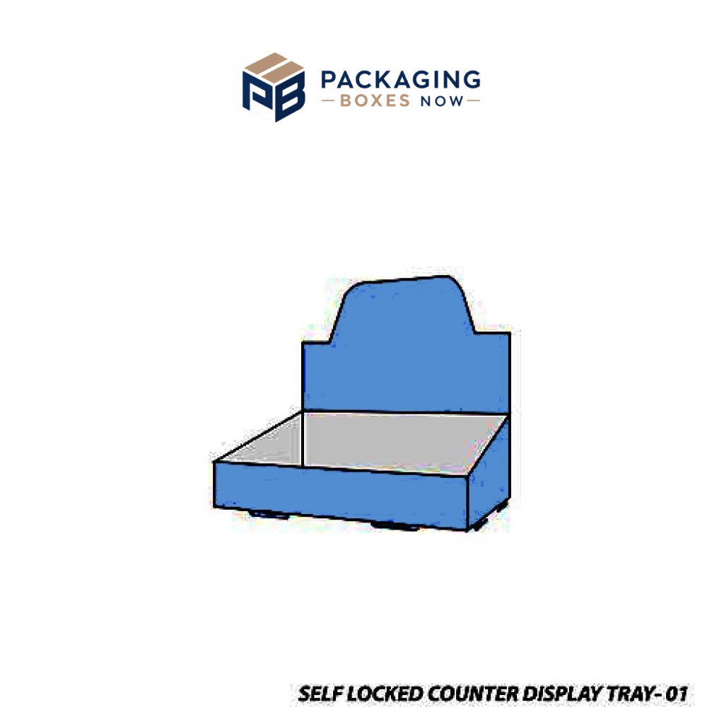 Self-Locked Counter Display Tray