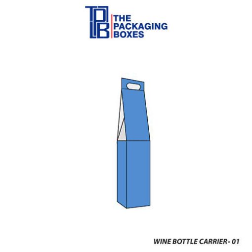 Wine Bottle Carriers Boxes - Hanger Product Holder Boxes