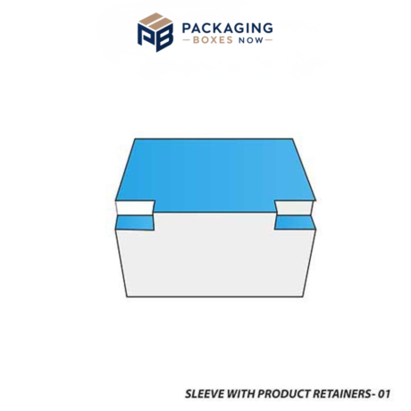 Sleeve with Product Retainers Boxes