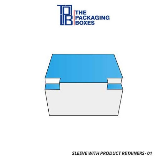 Sleeve with Product Retainers Boxes